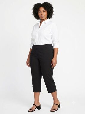 Women’s Black Vintage Sag Harbor Capris